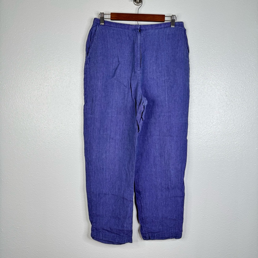 Eileen Fisher Purple Straight Leg Pants